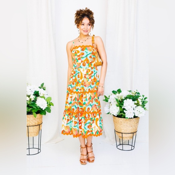 She + Sky Dresses & Skirts - Peachy Keen Midi Dress